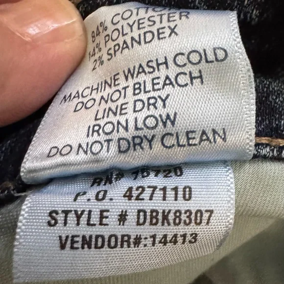 Daytrip Virgo Boot Cut Stretch Jeans Size 38R Mid-Rise - Picture 11 of 11